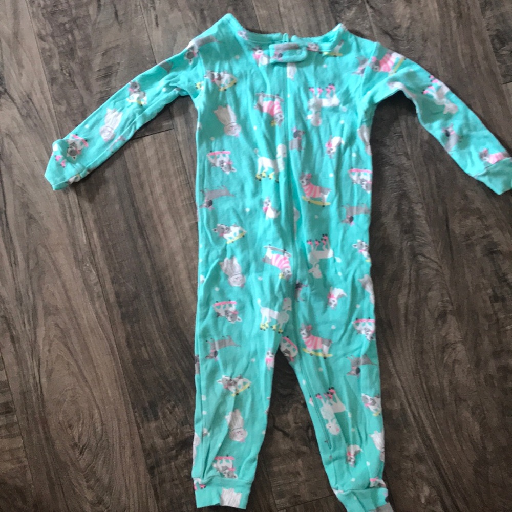 Carter’s 12 months onesie.